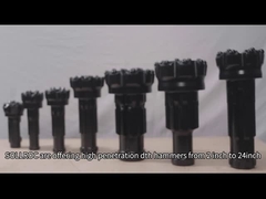 Spezielles Stahl-DTH-Biss mit Spülloch für die geologische Exploration