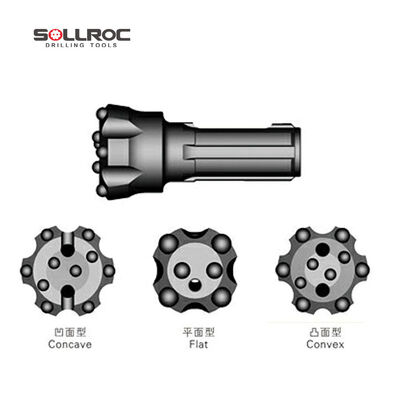 DTH-Bohrgerät aus karburiertem Stahl mit einem Durchmesser von 100 mm für Steinbruchbohrungen und Bergbau