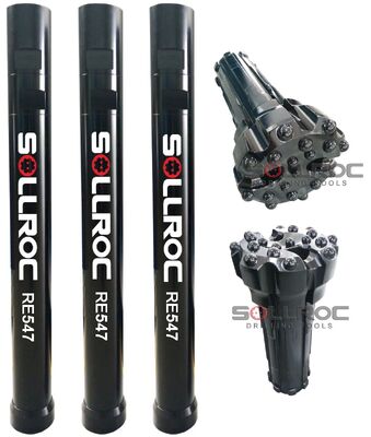 DTH Umkehrzirkulation RC Hammer für maximale Materialrückgewinnung ohne Kreuzkontamination und Handgriffe Injektion von Wasser Schaumöl und Polymere