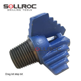 Dauerhafte Leistung Drag Drill Rock Bit mit Gewindeverbindung Schmiedeverarbeitung
